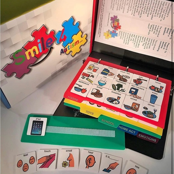 NWOT Autism Communication Board - Multicolor- PECS for Non Verbal/Autistic Child - Picture 1 of 10